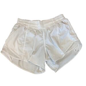 Lululemon White Hotty Hot High-Rise Lined Short Womens Size 6